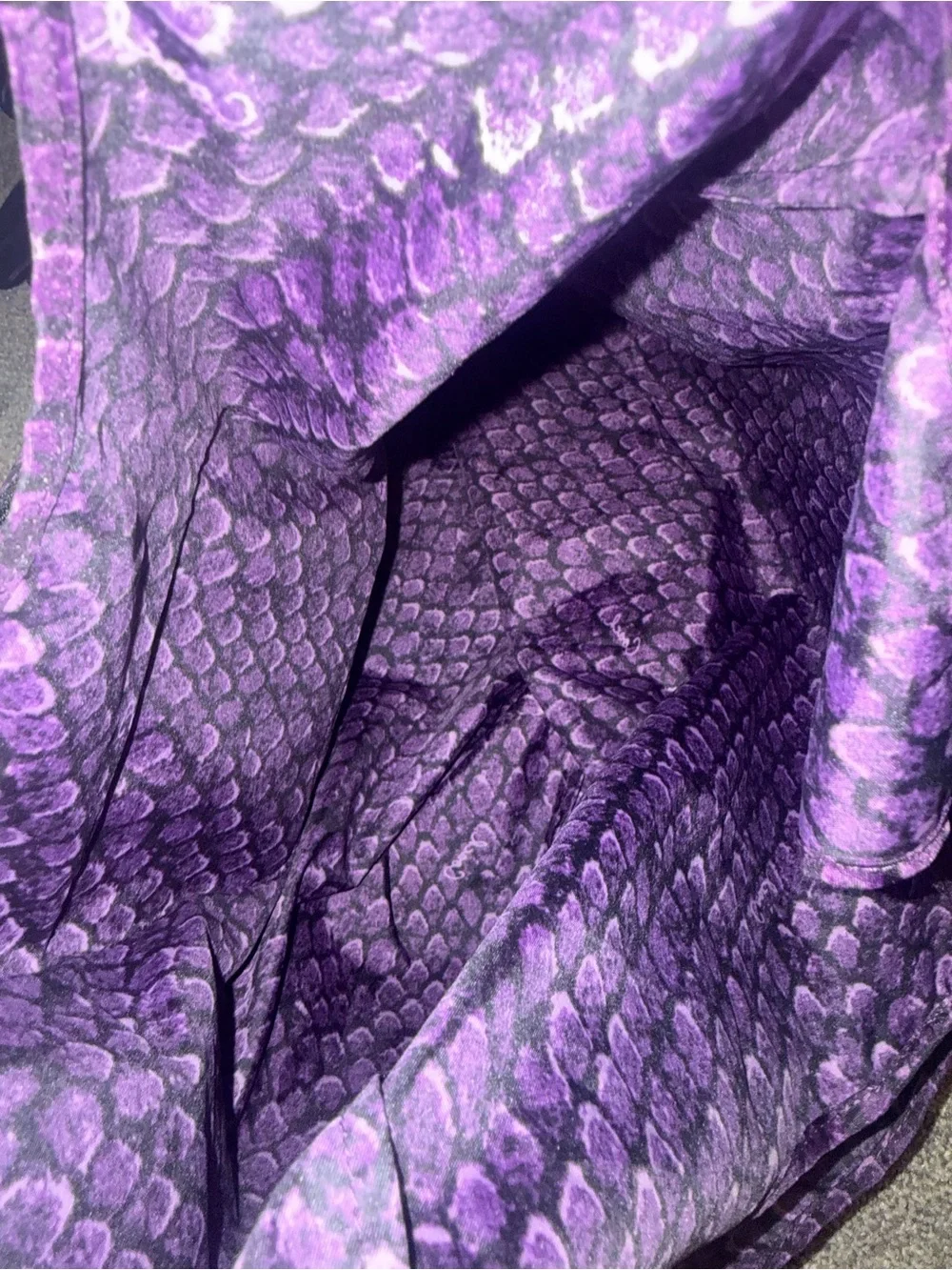 Coach Purple Patterned Signature Cosmetic Pouch